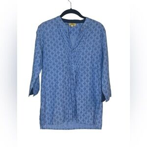 ROBERTA ROLLER RABBIT Blue Tulip Top